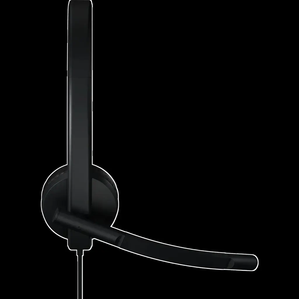 Гарнітура Logitech H570e Corded Mono BLACK-USB-A (981-001430) (7095238) - фото 3