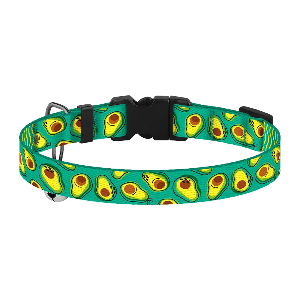 Нашийник для собак BronzeDog Urban Fruits Авокадо XS - фото 3