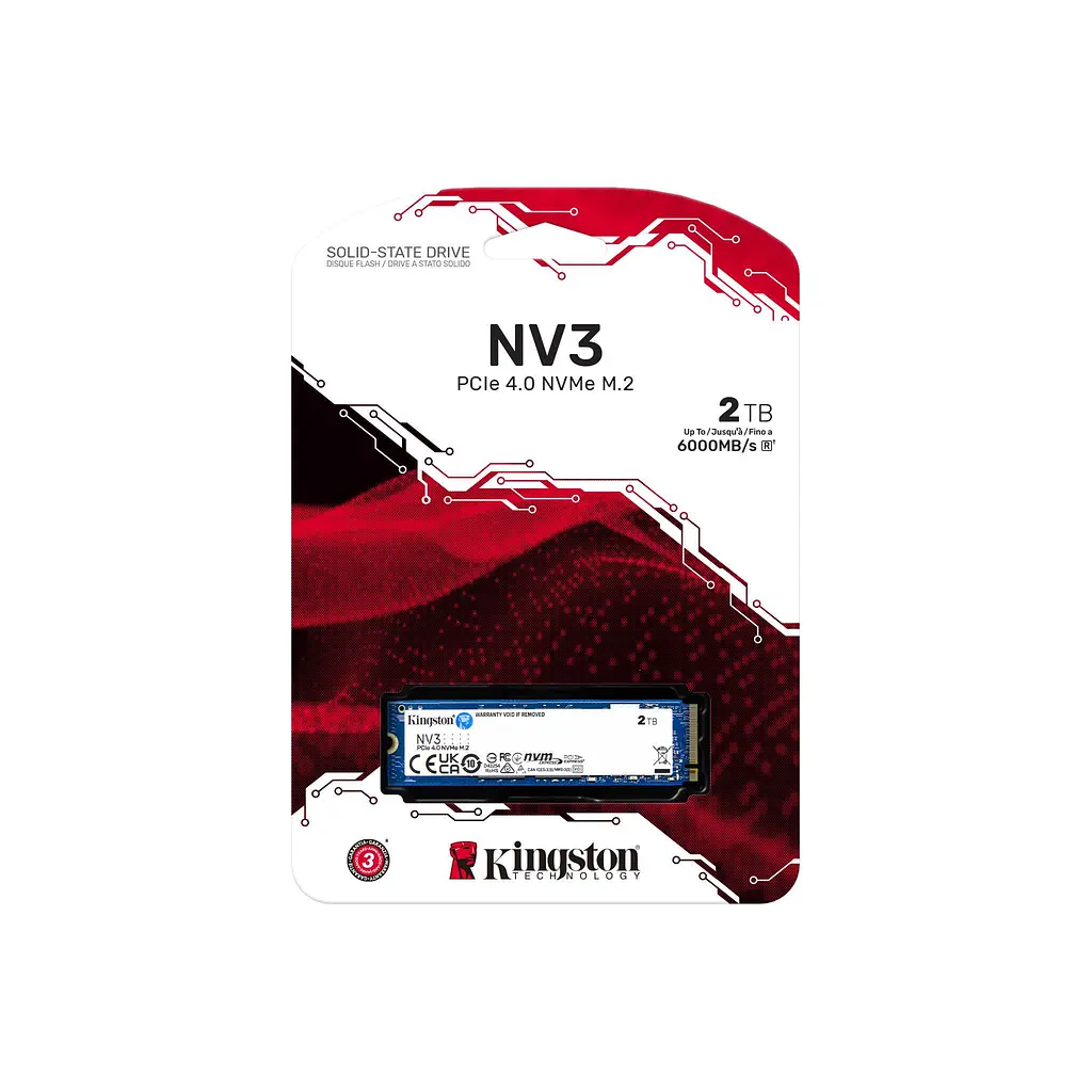 SSD накопичувач Kingston M.2 2TB PCIe 4.0 NV3 - фото 5