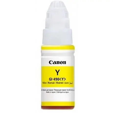 Чернила Canon GI-490 PIXMA G1400/G2400/G3400 Yellow 70 ml (0666C001)