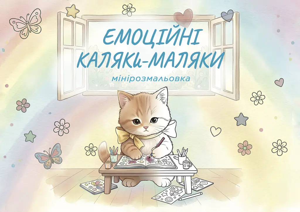 Емоційні каляки-маляки: мінірозмальовка