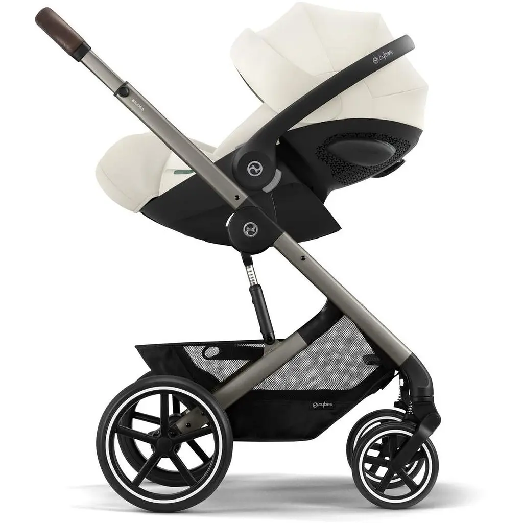Прогулочная коляска Cybex Balios S Lux TPE Seashell Beige с бампером (524001203) - фото 6