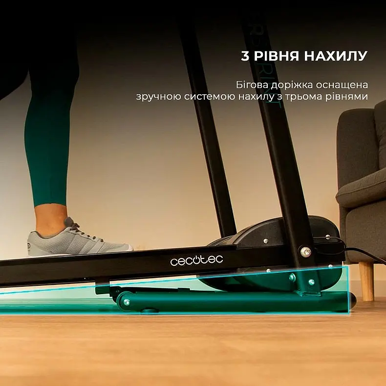 Бігова доріжка Cecotec DrumFit WayHome 1000 Runner Sprint - фото 4