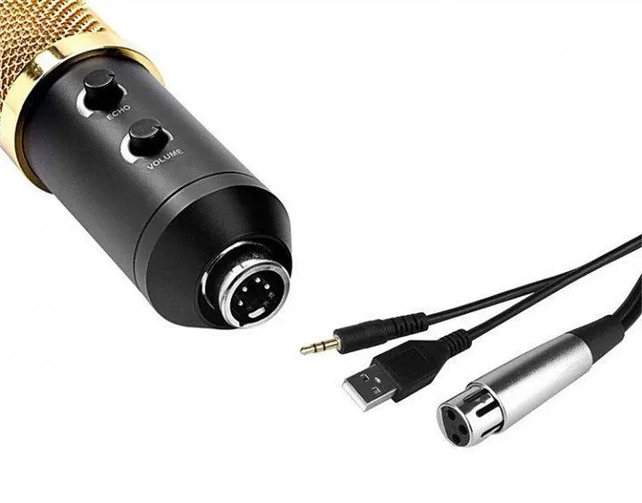 Конденсаторний студійний мікрофон VGS M-800U PRO-MIC зі стійкою та вітрозахистом - фото 3