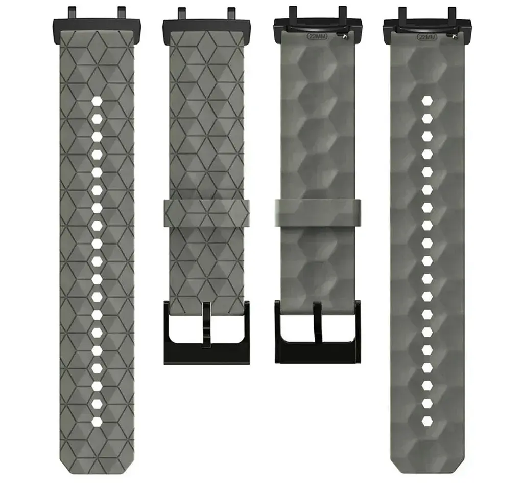 Ремінець Primolux Dimond силіконовий для годинника Xiaomi Amazfit T-Rex 3 (W2323GL2N) - Grey - фото 5