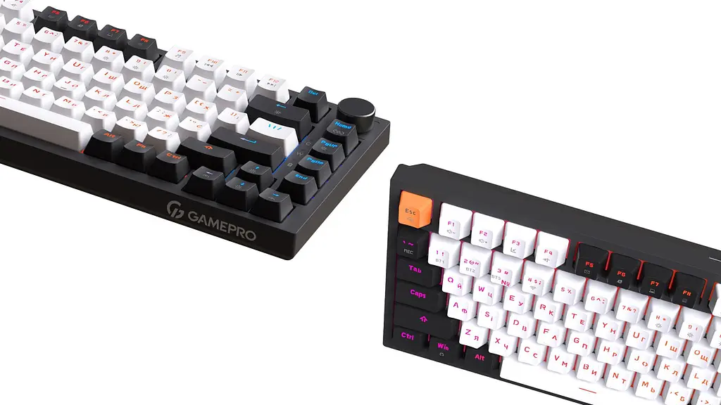 Клавіатура бездротова GamePro Asgard Valhalla QLAB Sakura Switch Black (MK160-B-QS-PRO) - фото 4