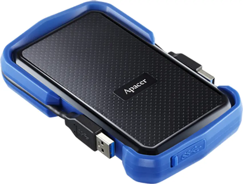 Зовнішній жорсткий диск Apacer 2.5` USB 2.0TB AC631 Black/Blue (AP2TBAC631U-1) - фото 4