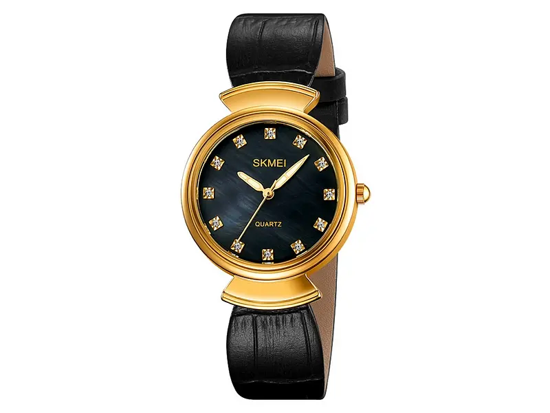 Жіночий наручний годинник 2165GDBKBK Gold-Black-Black Skmei acs0030213 - фото 2