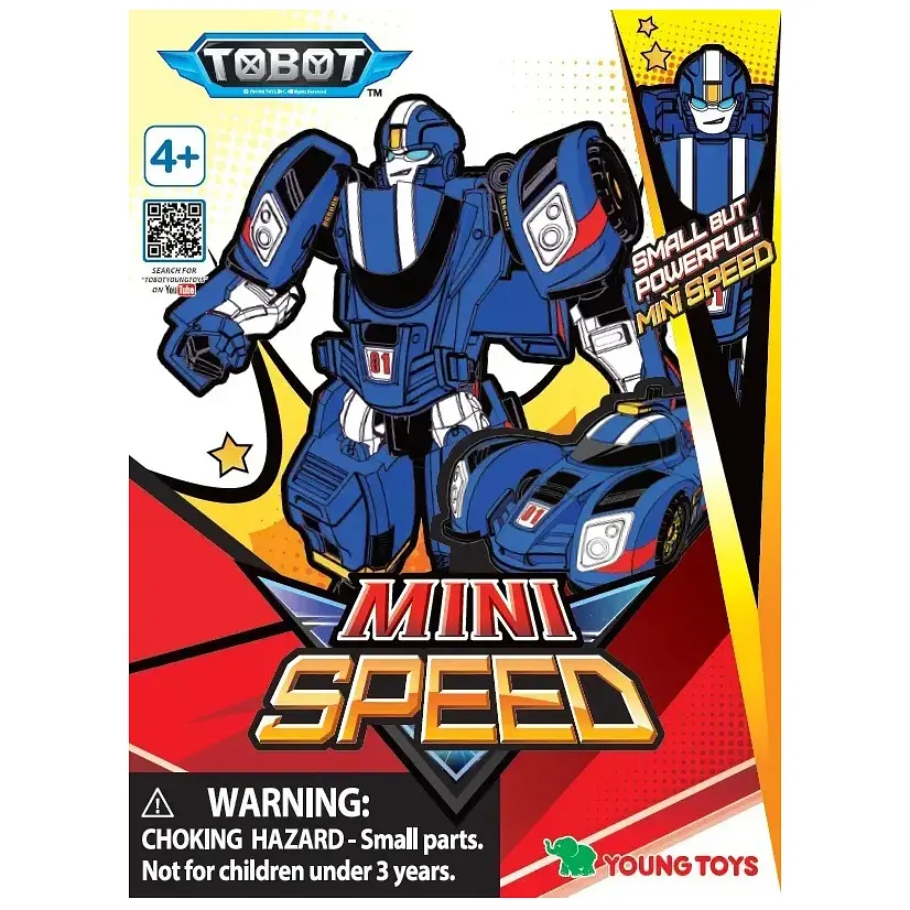 Іграшка-трансформер міні Tobot Детективи Галактики Тобот Спіді НП (301210) - фото 3