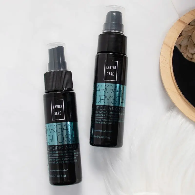 Аргановий спрей-еліксир для блиску волосся LAVISH CARE ARGAN GLOSSY ELIXIR, 50 мл - фото 2