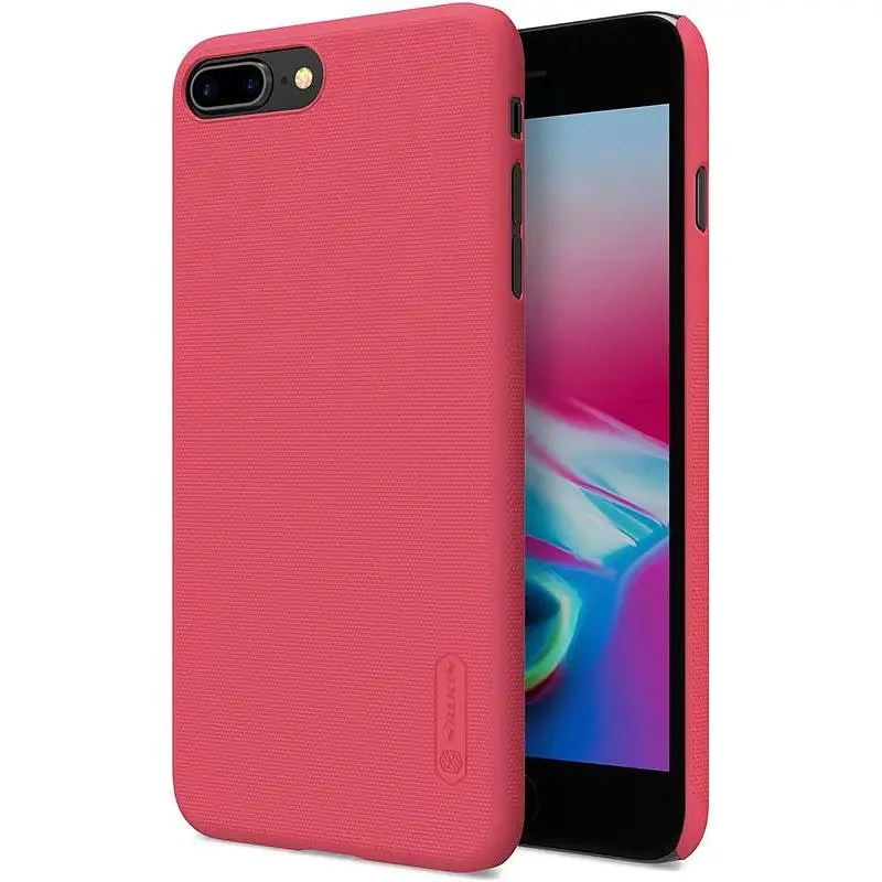 Чохол-накладка Nillkin Super Frosted Shield Case Apple iPhone 8 Plus Red - фото 7