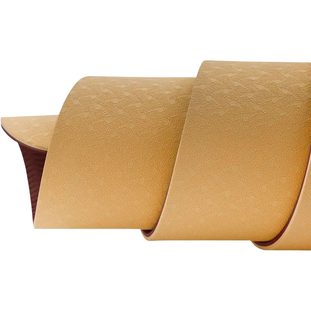 Килимок для фітнесу Hop-Sport TPE HS-T006GM 0.6 см помаранчево-червоний - фото 6