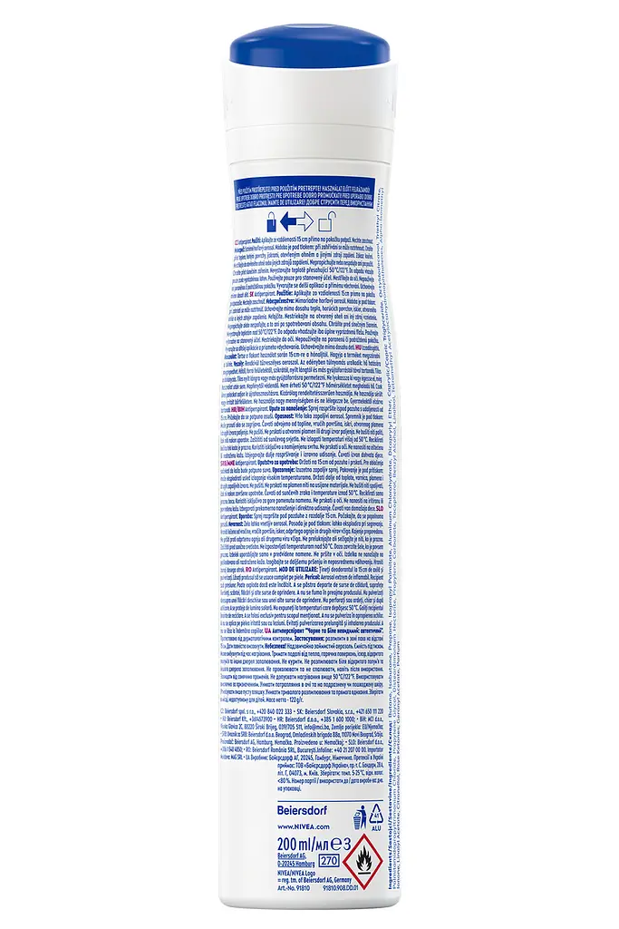 Антиперспирант Nivea Black & White Invisible Authentic 200 мл - фото 3