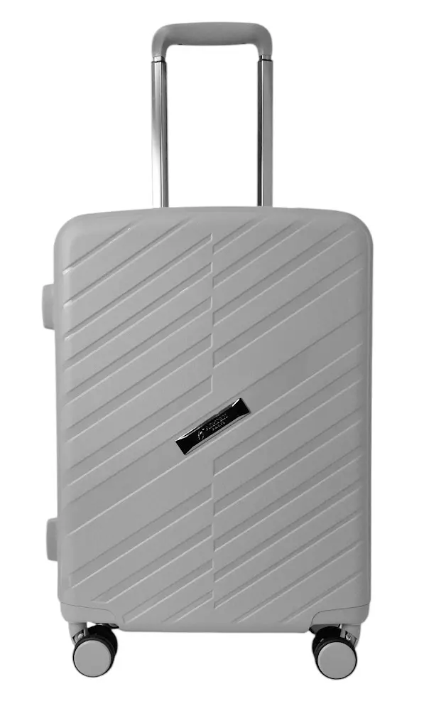 Валіза маленька Airtex 229 поліпропілен 54×38×20 см Сріблястий - фото 8