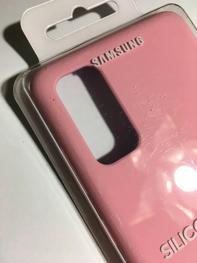 Оригінальний силіконовий чохол Silicone Cover Samsung Galaxy S20 (6.2") Pink (EF-PG980TPEGRU) - фото 2