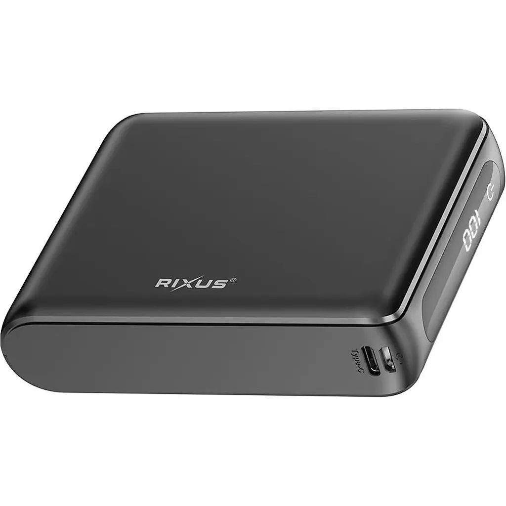 Зовнішній акумулятор Rixus RXPB25 20000mAh 22.5W Black (F90280A6BF) [172723] - фото 4