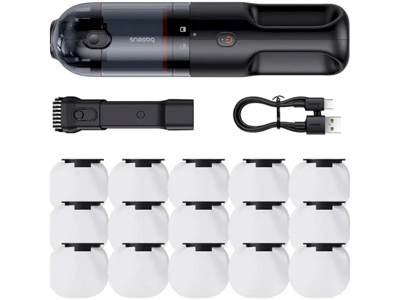 Автомобільний пилосос BASEUS AP01 Handy Vacuum Cleaner Black (C30450100111-00) - фото 6