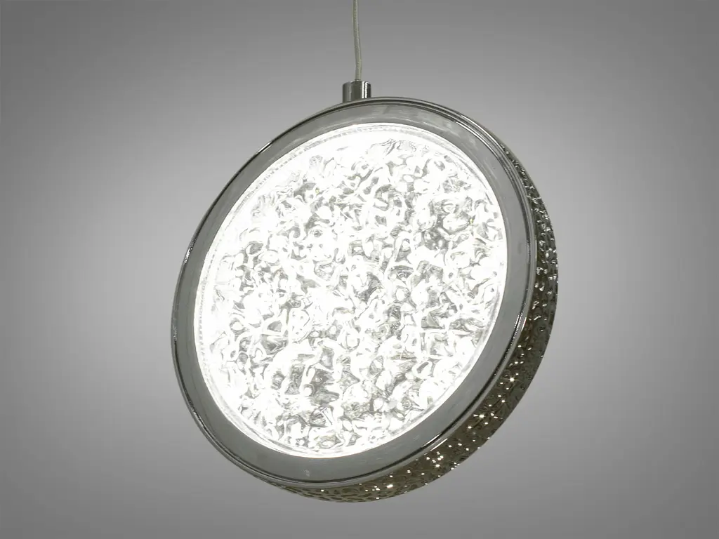 Стельова люстра LED Diasha 3005/1HR, 8W, хром, сучасний стиль для коридору, вітальні, кухні, офісу - фото 2