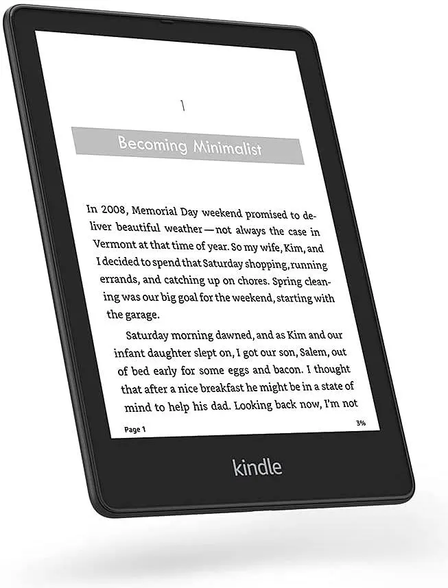 Електронна книга Amazon Kindle Paperwhite 11th Gen Black, 8GB, дисплей 6.8 HD E Ink Carta, антибліковий екран, підсвічування, сенсорний екран, захист від вологи, Bluetooth/Wi-Fi, USB-C, 300 dpi, синя - фото 2