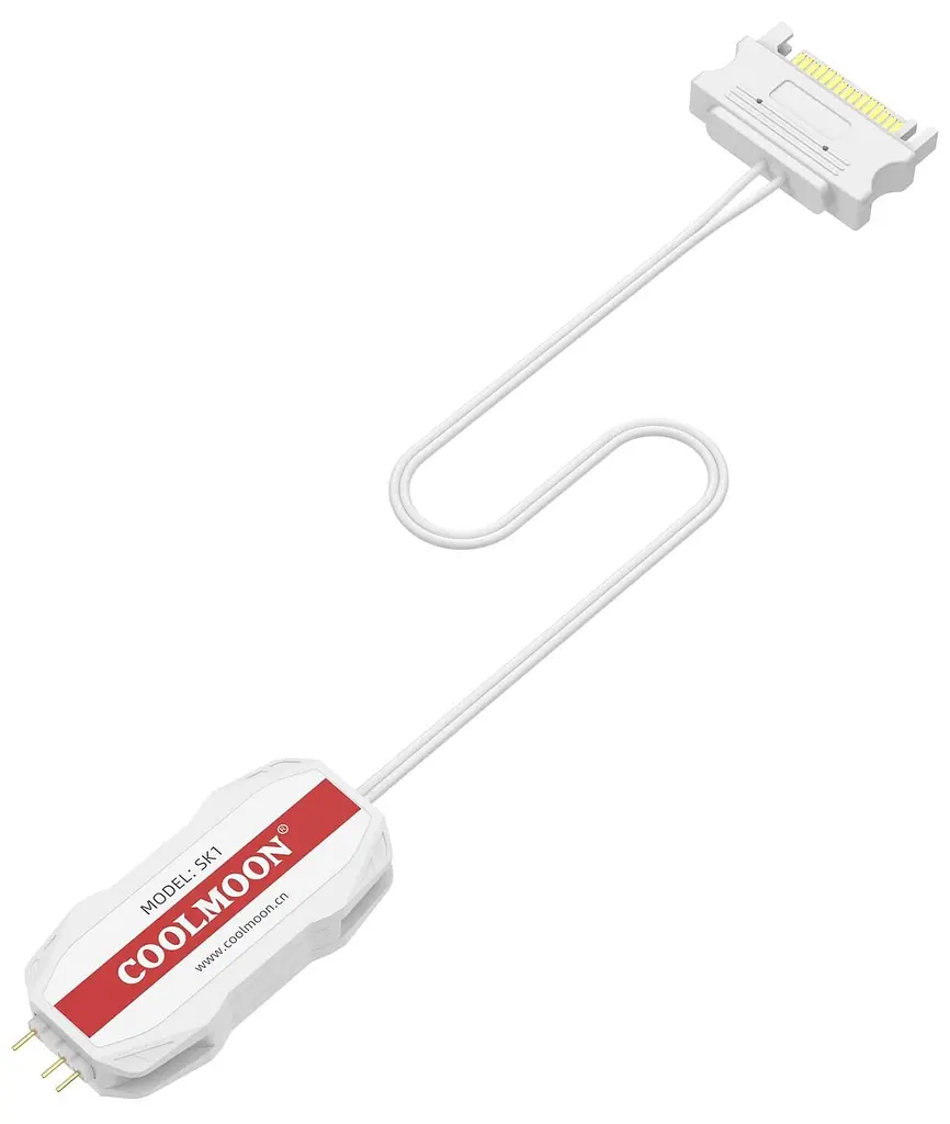 Контроллер Coolmoon SK1 WHITE ARGB 3PIN to SATA с пультом (SK1 WHITE) - фото 9