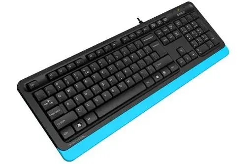 Клавіатура FK10 "Fstyler", Black/Blue A4Tech teh0020597 - фото 2