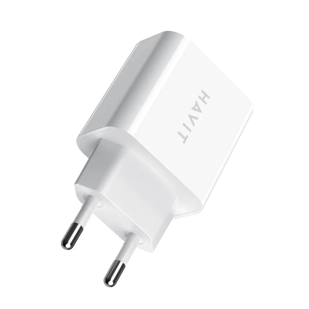 Зарядний пристрій Havit 20W USB та Type-C білий (HV-UCP007) - фото 10