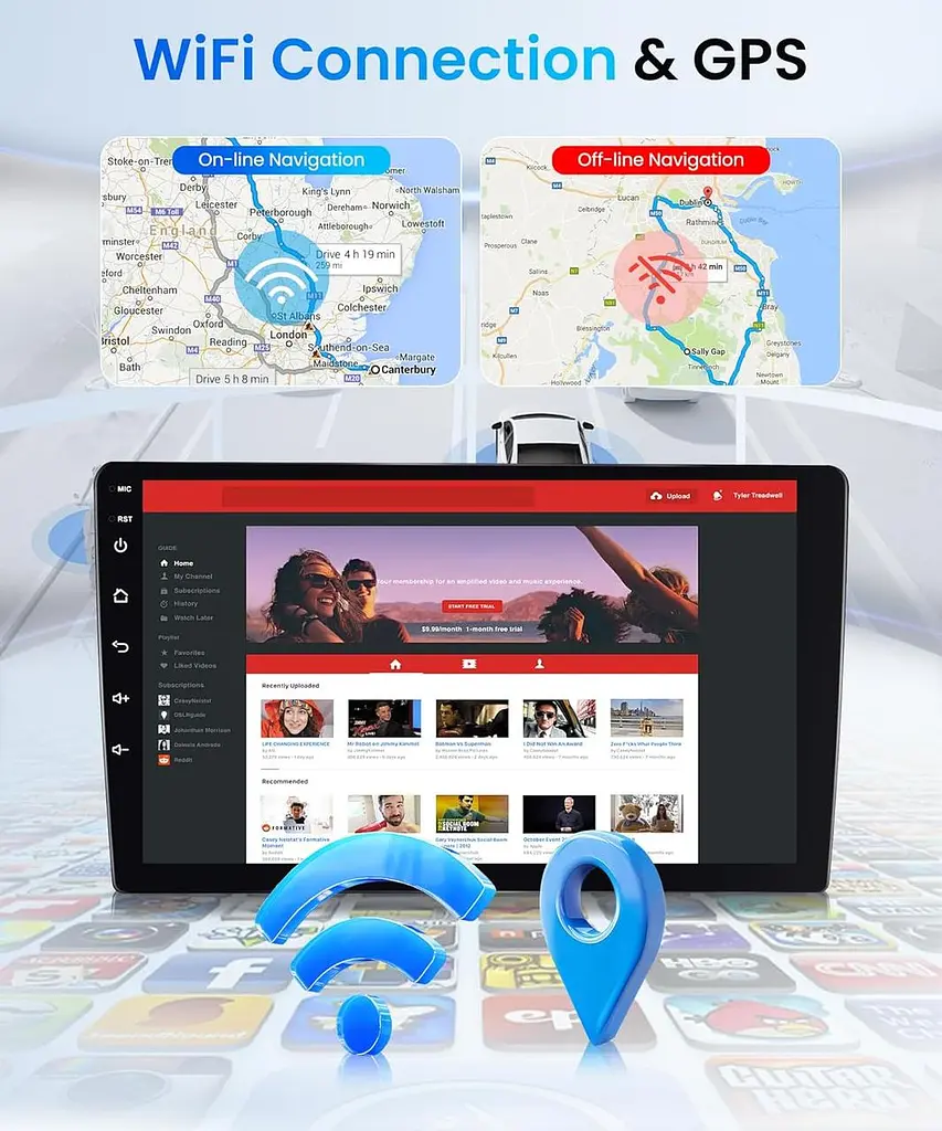 Автомагнітола Rimoody Android 4/64GB 10.1" для Peugeot 208/2008 - фото 4