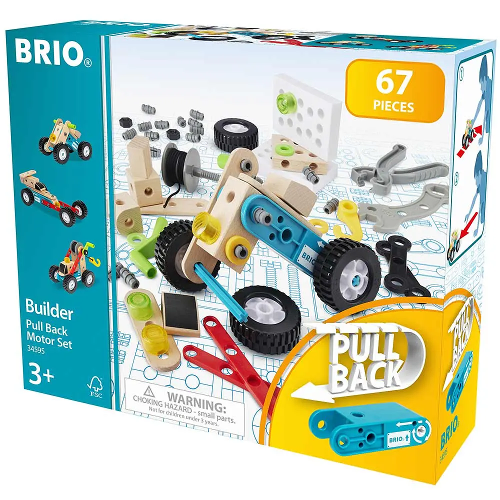 Конструктор Brio Builder з інерційним двигуном 67 елементів (34595) - фото 6