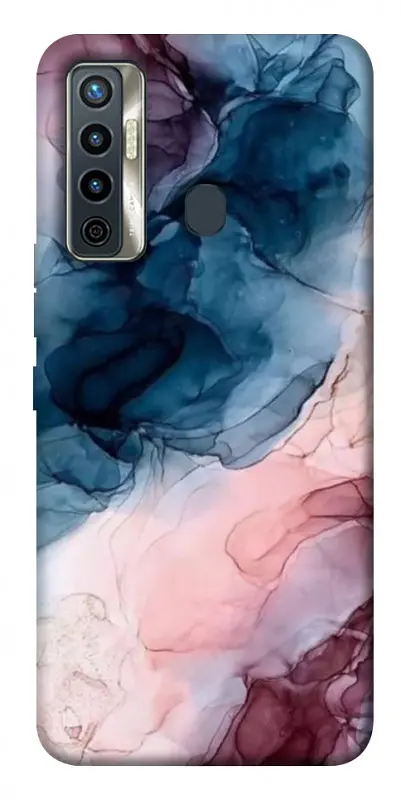 Чохол Demsky Рожево-блакитні розводи для TECNO Camon 17 Pro