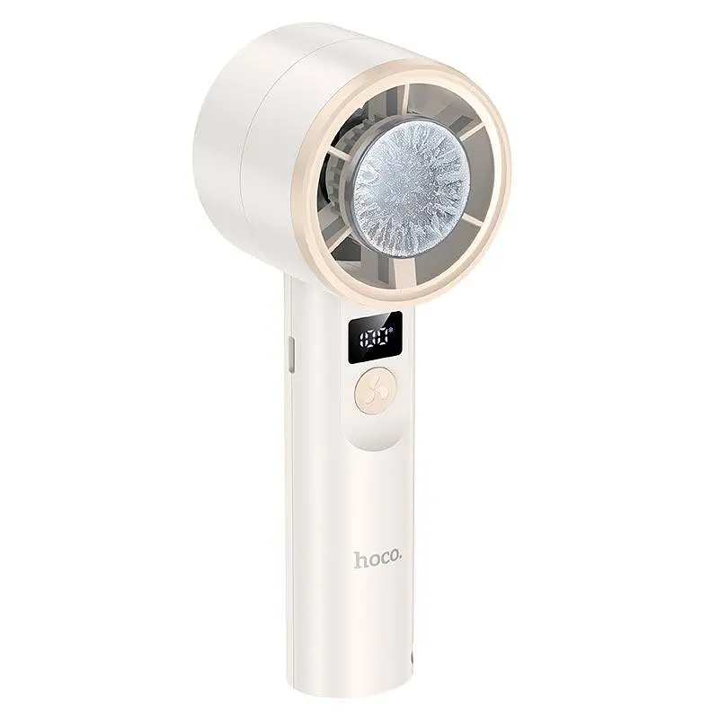 Вентилятор на акумуляторі Hoco Ice pack series handheld fan HX612 200 Levels 60dB до 4 годин білий