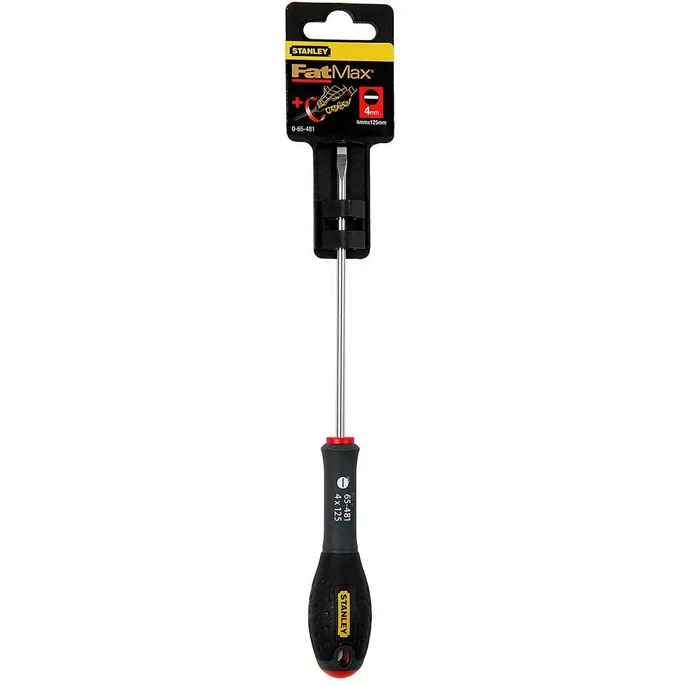Отвертка плоская Stanley FatMax SL4х125 мм (0-65-481) - фото 2