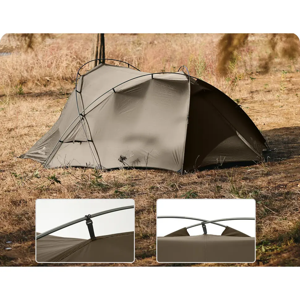 Намет Naturehike CNK2300ZP040 двомісний коричневий - фото 4