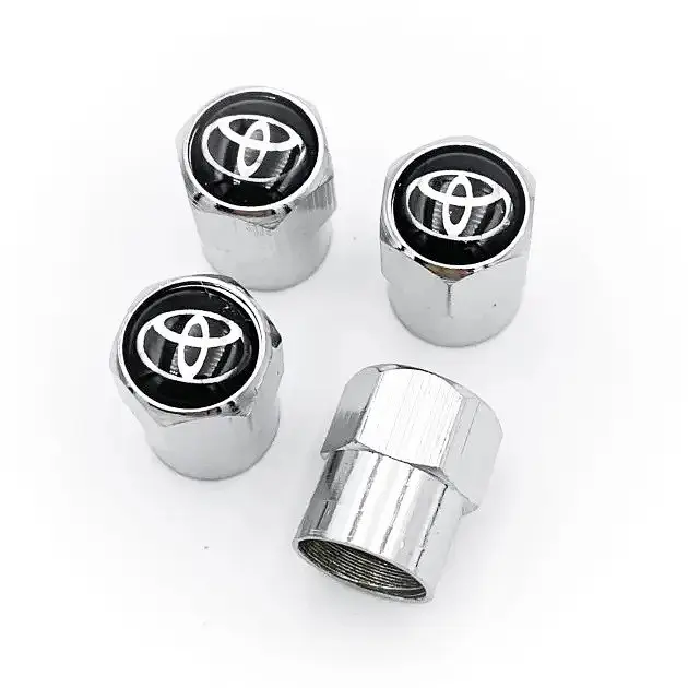 Ковпак вентиля колеса Toyota 4 шт Тюнінг Сірі - фото 3