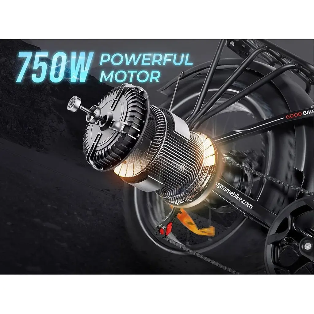 Электровелосипед Samebike LOTDM200-II Gray [143777] - фото 7