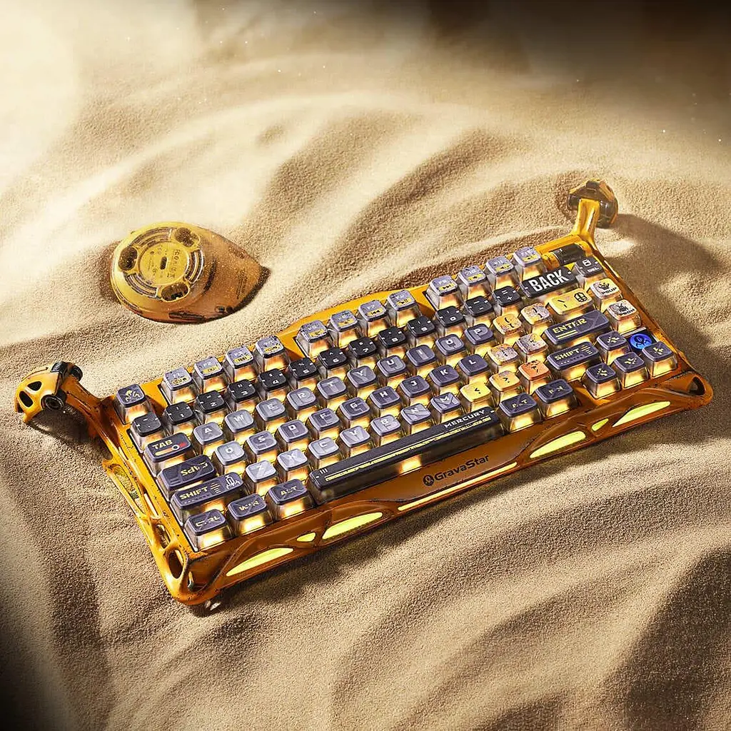 Клавіатура GravaStar Mercury K1 Pro TKL Yellow (GSK1PRO_YLW) - фото 5