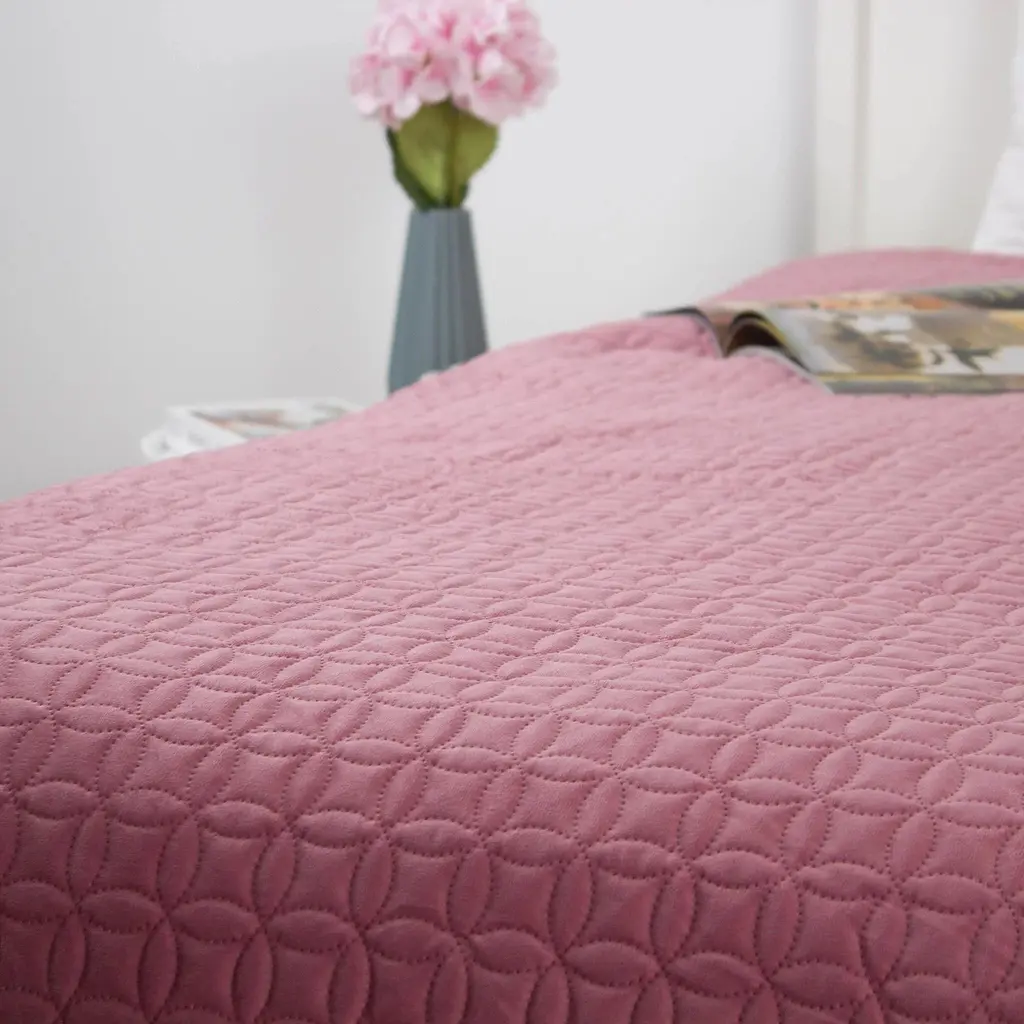 Покривало ТЕП Velour Мозаїка Mesa rose 180x240 см рожевий (4-00516_36234) - фото 4