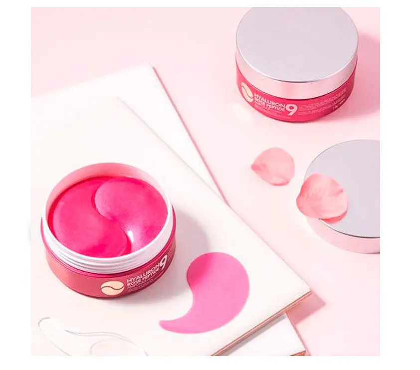 Гідрогелеві патчі з екстрактом троянди і пептидами Hyaluron Rose Peptide 9 Ampoule Eye Patch Medi-Peel 60 шт - фото 3