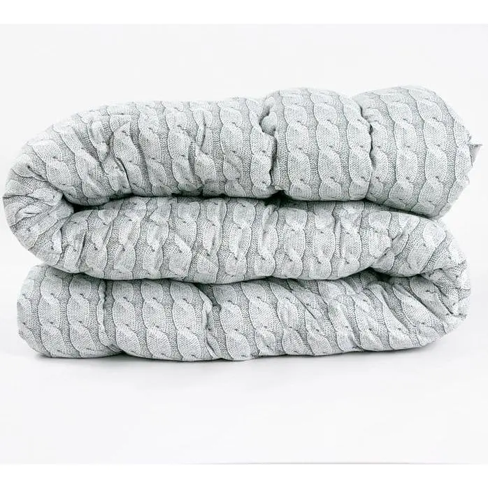 Ковдра силіконова Руно Grey Braid, 205х140 (Р321.52_Grey Braid) - фото 4