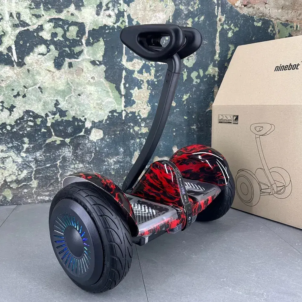 Сігвей міні Ninebot MiniRobot 54V Premium та LED колеса Mini Червоне Полум'я - фото 2