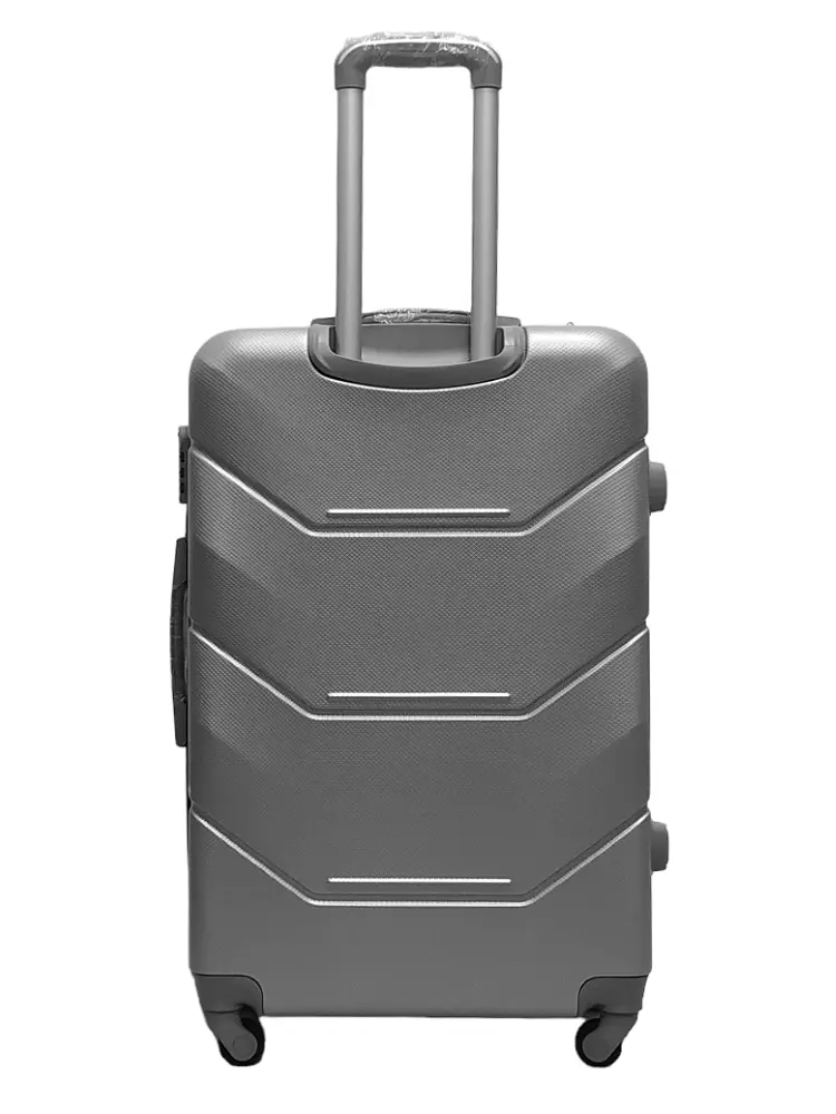 Валіза велика L ABS-пластик Milano bag 147M 76×51×31см 115л Срібна - фото 2