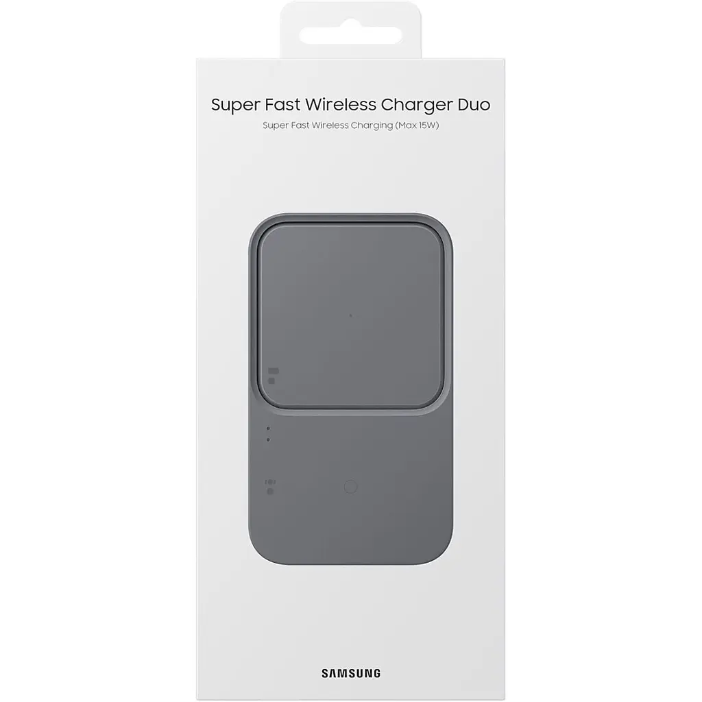 Бездротовий зарядний пристрій Samsung Duo with TA Dark Gray (EP-P5400TBEGEU) [114285] - фото 6