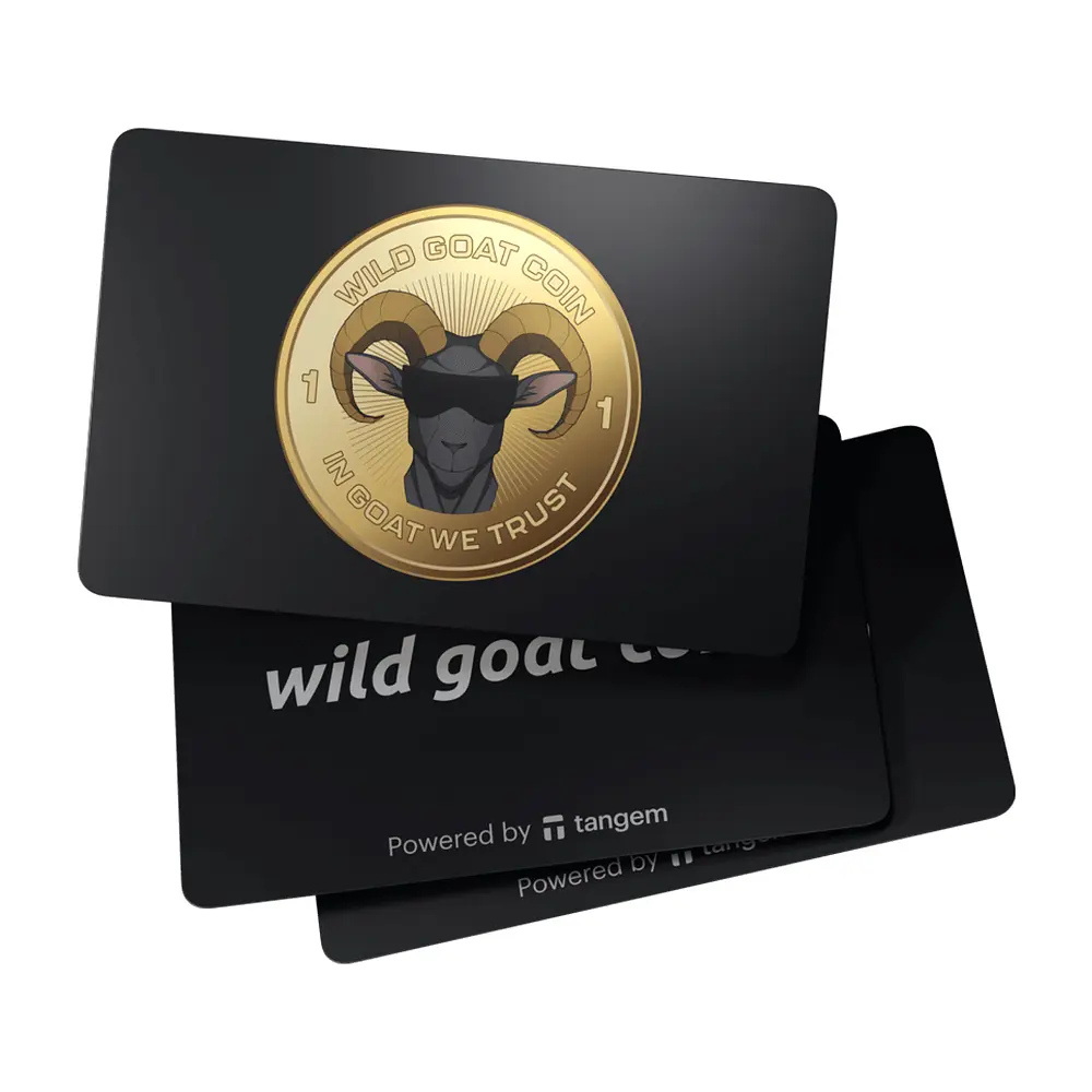 Криптогаманець Tangem 2.0 Wallet Wild Goat Coin набір з 3 карток (TG-WGX3) - фото 2