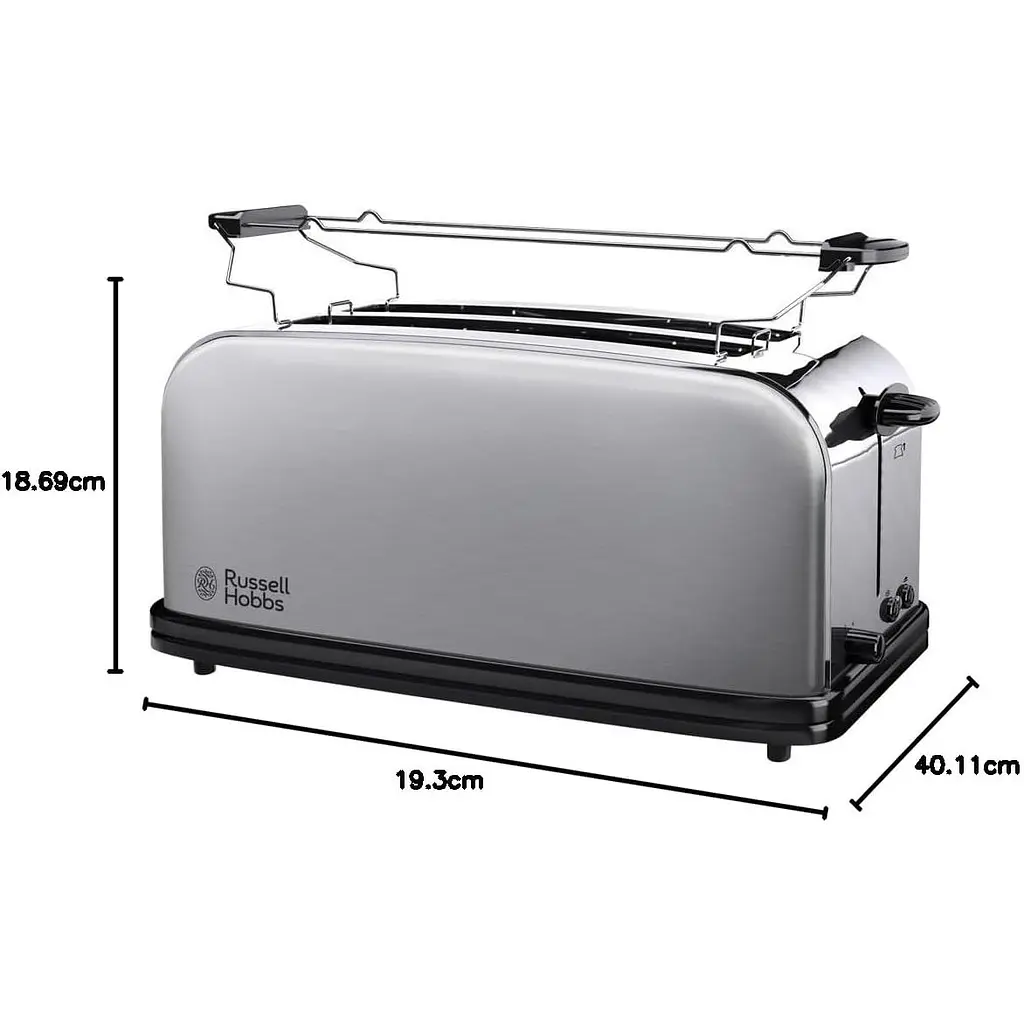 Тостер Russell Hobbs Oxford 1600 Вт сріблястий (23610-56) - фото 3