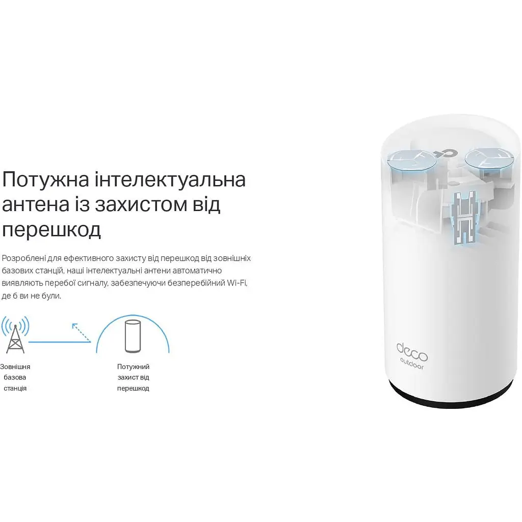 Система WiFi-Mesh зовнішня TP-Link Deco BE25 BE5000 2x2.5GE LAN/WAN 1 модуль - фото 15