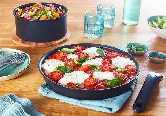 Набір посуду Ingenio Daily Chef, змінна ручка, 8предметів, алюміній, бакеліт, силікон, скло, ч Tefal kuh0014759 - фото 8