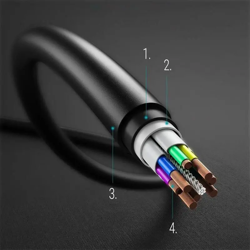 Кабель Choetech USB Type-C - USB Type-C (M/M), 3 м, Black (CC0004) - фото 3