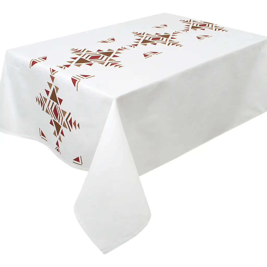 Скатерть Lotus Home - Треугольный орнамент 140x140 - фото 5