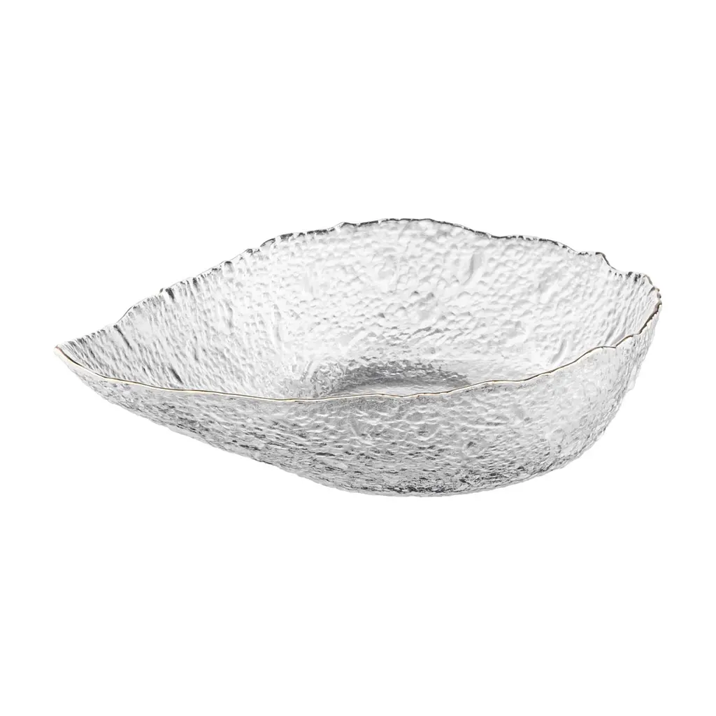Салатник ARDESTO Leaf 21.5см, скло, прозорий (AR5009)