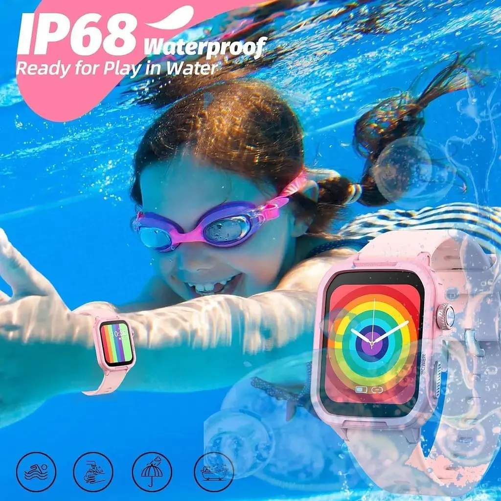Дитячий смарт-годинник Zoney Kids Smart Watch IP68 Водонепроникний - фото 4