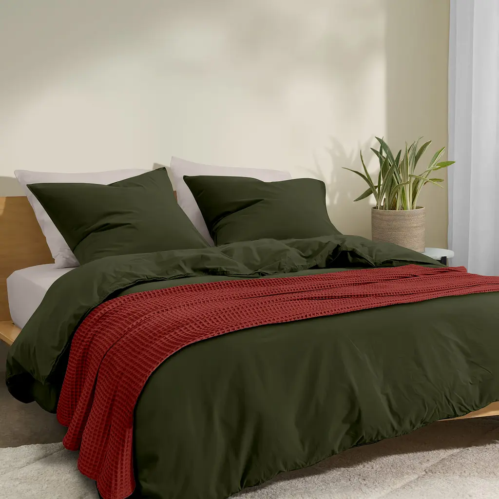 Плед покривало Cosas Ruby Greek Waffle 240х260 см вафельне (Blanket_29Ruby_GreekWaffle_240x260) - фото 5